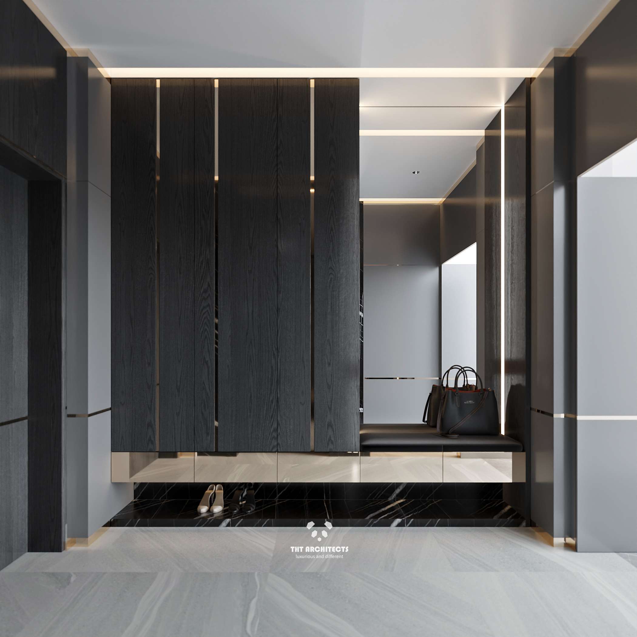 tht arichitects - Chung cư Define - P KHACH BEP - 01
